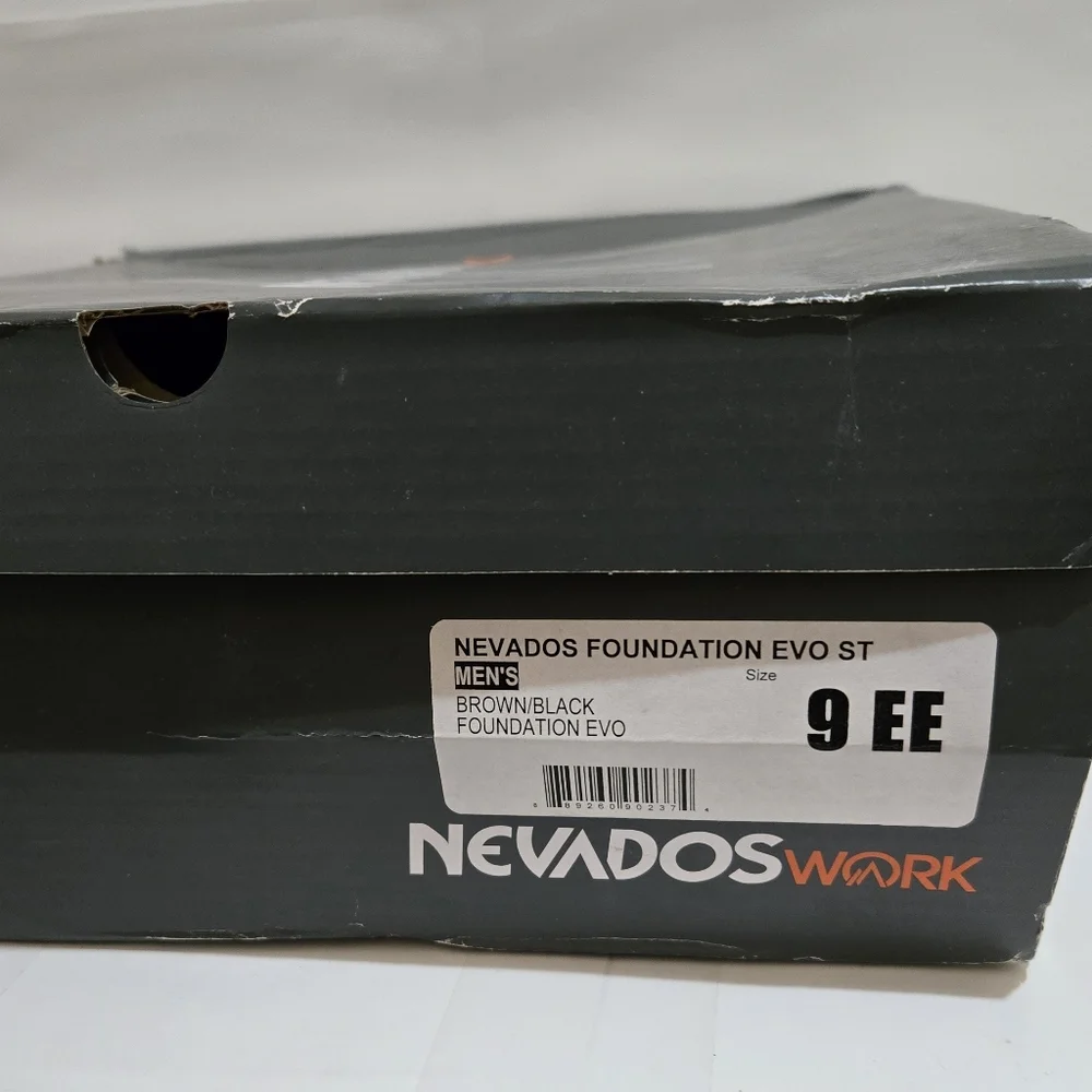 Nevados Evo Men's Steel Toe Work Boots Brown‎